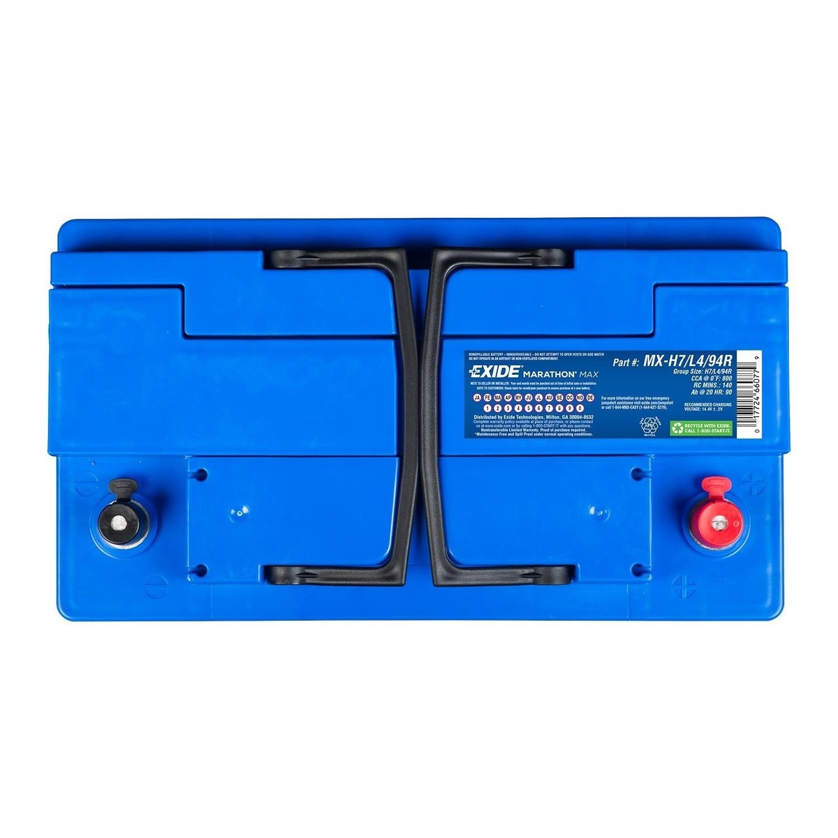 Vehicle Battery-DIESEL Exide Batteries MX-H7/L4/94R for sale