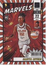 Saniya Rivers 2025 Panini WNBA Donruss Net Marvels RC #5
