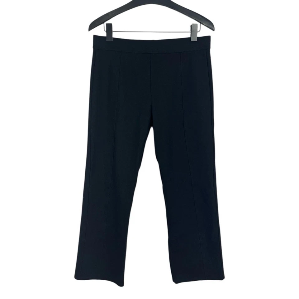Pantalones Cortos Tory Burch Sutiles Kick Acampanados Elastizados Tejido tiro Medio Talla Grande Foto 4 de 4