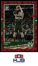 2020-21 Donruss Optic Brook Lopez Fast Break Red #/85 #31 Milwaukee Bucks