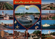 Gruss Aus Busum Nordseeheilbad Busum vintage postcard v675