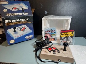 Nintendo NES Advantage Joystick Controller COMPLETE Original Box + Manual + Foam