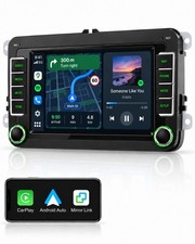 7' Autoradio 2Din Apple CarPlay Android Auto RDS Für VW Passat B6 B7 CC Magotan
