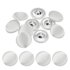 Cover Button Kits 10pcs - Fabric Button Maker Covered - Yellow - 0.8 IN 