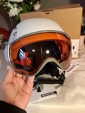 Salomon Mirage Access Helmet S2 Goggles Ski Snowboard M 56-59 flash white med
