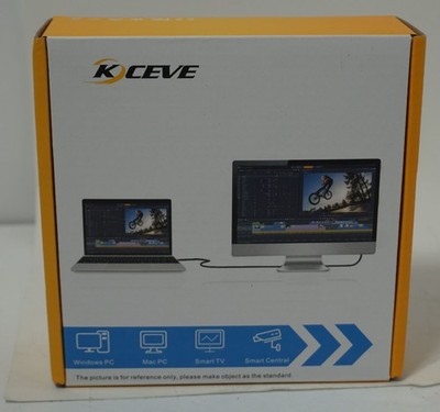 KCEVE 4x4 USB 3.0 Switcher Hub 4 Port USB Sharing Switch with Cables & Wired Rem