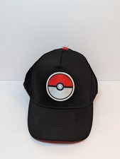 Kids Pok mon Pok  Ball Baseball Hat One Size Adjustable Strap OSFM NWT