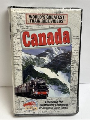 World's Greatest Train Ride Videos Canada VHS New Sealed