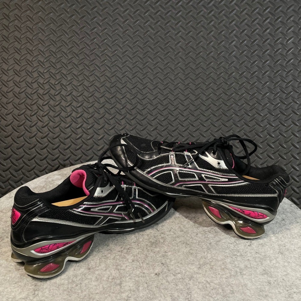 Asics Gel Frantic 4 Shoes Women's Size 11 T9C7N Black Pink Running Sneakers thumbnail 5