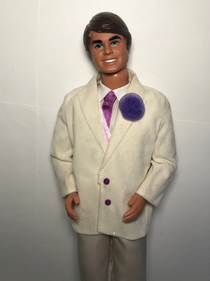Muñeca Barbie Ken de cristal Mattel 1983 vintage #4898 traje original era superestrella Foto 3 de 4