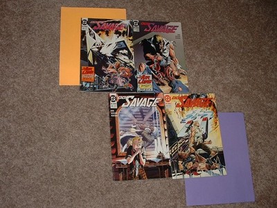 1990 DC Lot of 4 Doc Savage 20 21 22 23 Andy Kubert Deluxe Solid VF+ Fast Ship