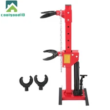 Strut Coil Spring Compressor Hydraulic Compressor Tool with 4 Spring Clasps