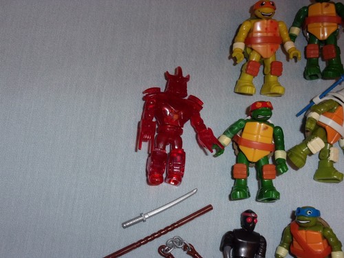 Mega Bloks TMNT Teenage Mutant Ninja Turtles Loose Lot of 10 RARE Shredder - Picture 4 of 5