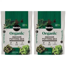 Organic Indoor Potting Mix 8 Qt. for Houseplants and Seed Starting, OMRI Listed,