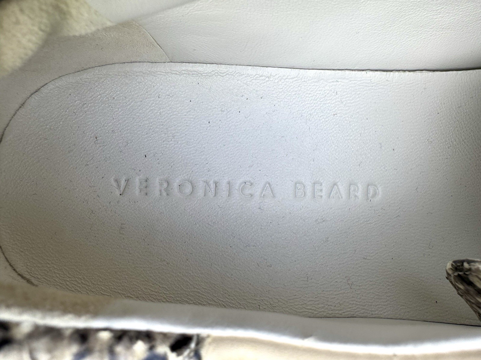 VERONICA BEARD Bibi Natural Python Ivory Leather … - image 14