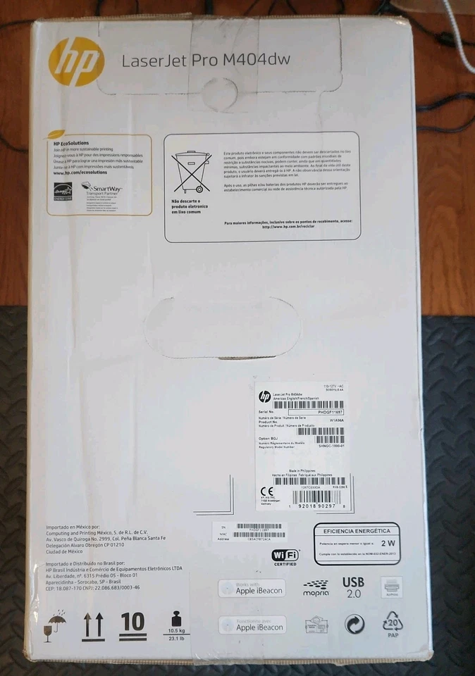 HP LaserJet Pro M404dw Standard Laser Printer. factory sealed - Image 4 of 4
