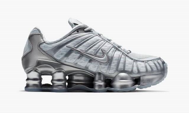 Nike Shox TL Women's Shoes - Pure Platinum & Metallic Silver image 3