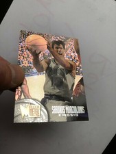 1996 SARUNAS MARCIULIONIS Fleer/SkyBox Metal Basketball  Card # 187 Made in USA