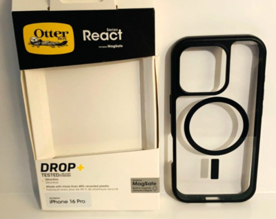 OtterBox React Mag Safe iPhone 16 Pro Clear/Black