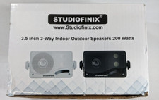 Studiofinix 3.5 Outdoor Bluetooth Speakers Waterproof Wired