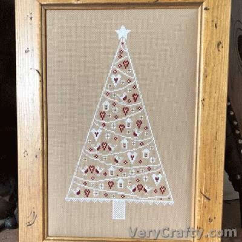 Historical Sampler Company - Scandi Christmas Tree Counted Cross Stitch Kit