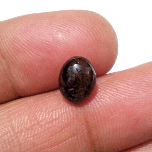 Atractivo Raro Cabujón de Turmalina Petroliam Forma Ovalada 2.75 Crt Piedra Preciosa Suelta - Imagen 5 de 8