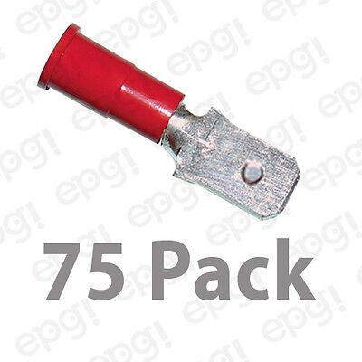 100 Piggyback Electrical Quick Disconnect Terminals 22-18 ga Male//Female .250