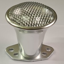 1.1/2" H.4 HD.4 HS.4 Trumpet Ram Pipe Long with Gauze for SU Carburettor.