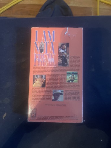 1987 I AM NOT A FREAK VHS DOCUMENTARY FOX HILLS VIDEO RARE OOP - Picture 2 of 4