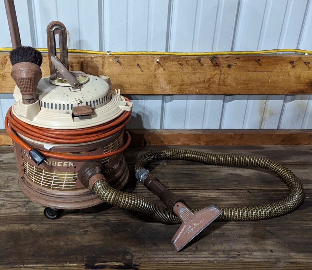 Vintage Filter Queen Canister Vacuum With Attachment eBay