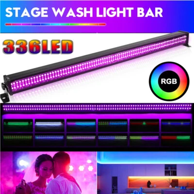 168W RGB 336 LED Wall Washer Licht Bar Bühnenbeleuchtung DMX Party Ostern - Bild 1 von 4