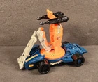 1993 GI JOE NINJA RAIDER PILE DRIVER VEHICLE COMPLETE DAMAGED AS IS FOR PARTS