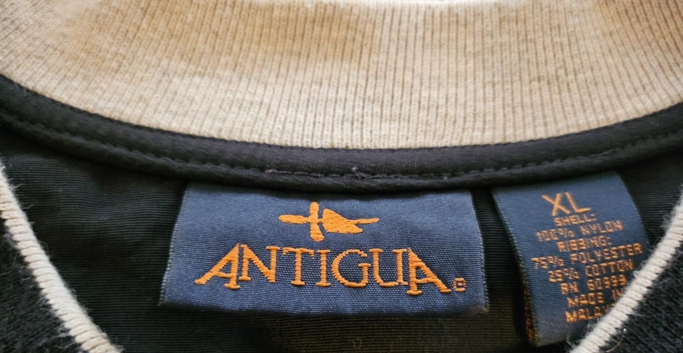 Pulôver masculino Antigua XL corta-vento preto gola V caldeiras Purdue - Imagem 2 de 4