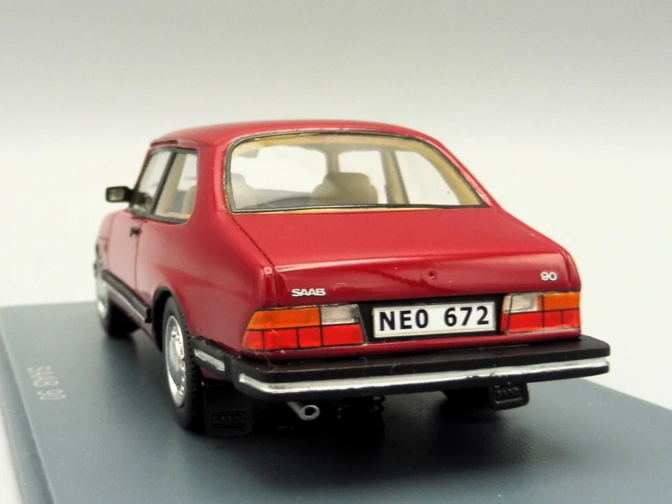 Saab 90 1985 Cherry Rosso 1/43 Neoscalemodels NEO43672 900 - Immagine 4 di 4