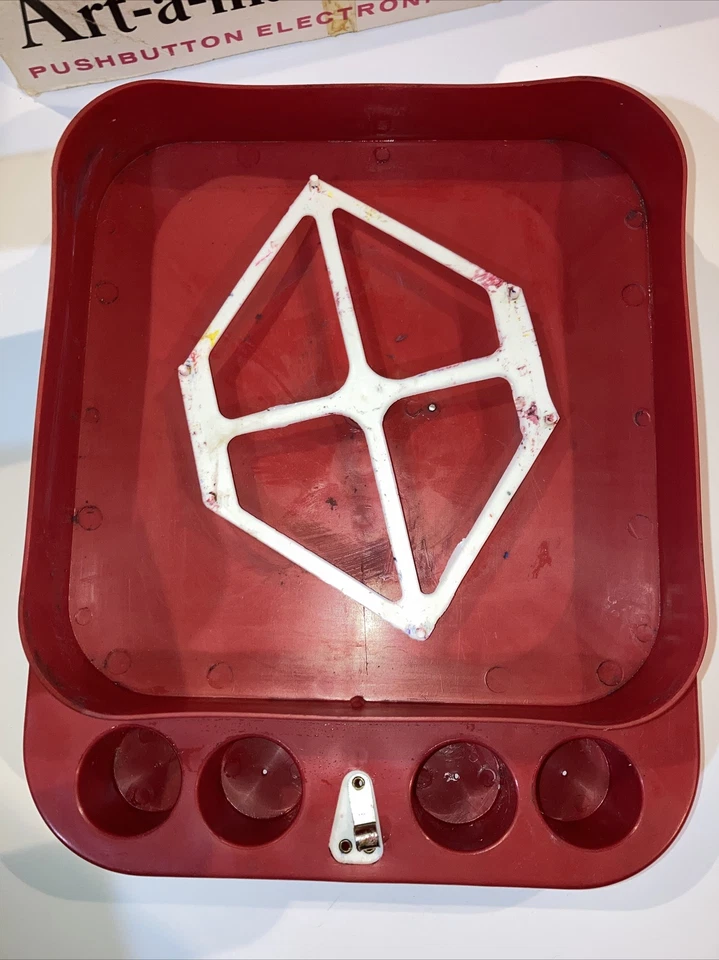 Винтажный Spin-Art 1967 Brumberger кнопка электронный художник Art-A-Matic #310 - Изображение 3 из 4