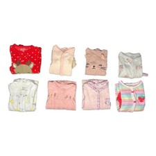 Carter's Baby Girl Sleepers 3 Months Lot Of 8