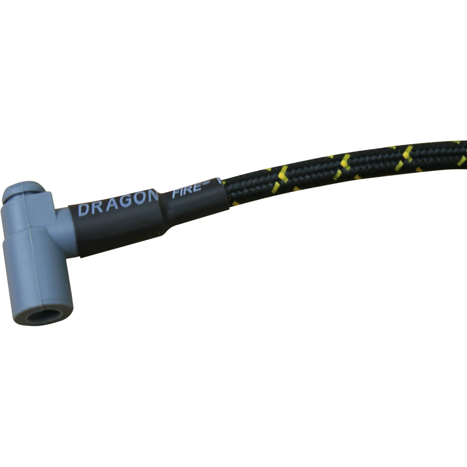 Juego de cables de bujía HEI trenzados de tela Dragon Fire vintage para SBC BBC Chevy 350 Foto 4 de 4