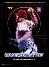 2021 Panini Chronicles Overdrive Dane Dunning Rookie Texas Rangers #16