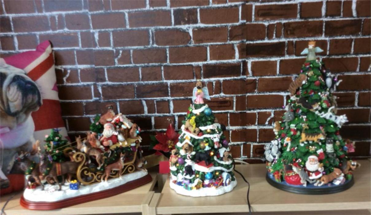 Danbury Mint Pug Christmas Tree End Of Sale Difficult To Obtain The Top