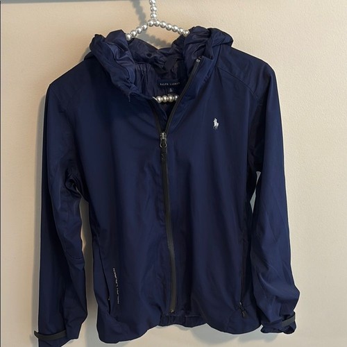 Navy Blue Ralph Lauren rain Jacket kids size xl