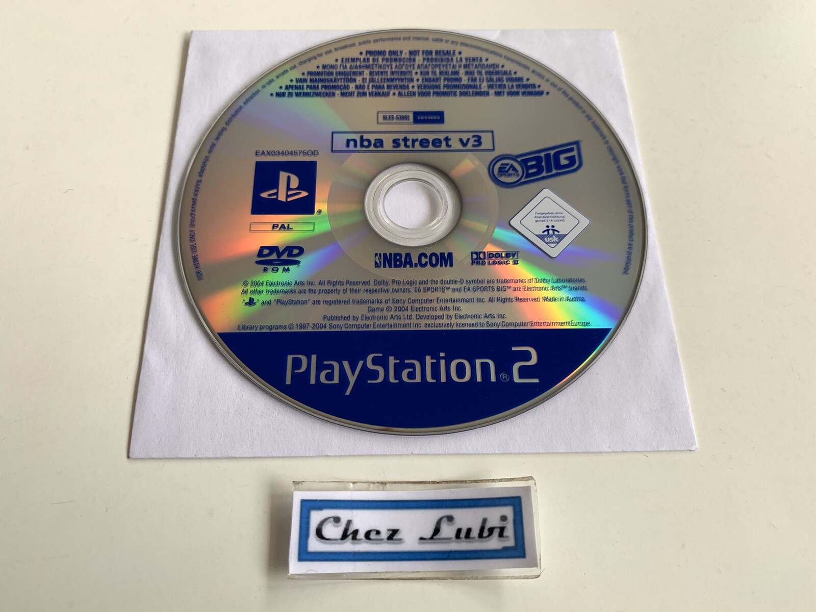 NBA Street V3 - Promo - Sony PlayStation PS2 - PAL EUR