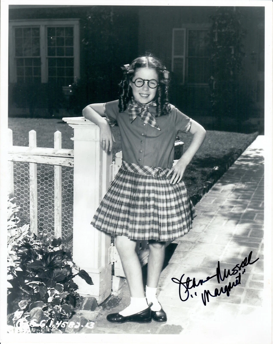 Jeannie Russell as Margaret Dennis the Menace Autographed Signed 8x10  Photograph | eBay