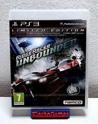 Sony PS3 Playstation 3 Spiel Ridge Racer Unbounded Limited Edition NEU*NEW  Y757