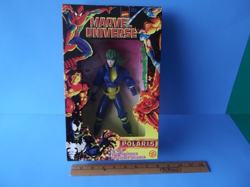 Marvel Universe Polaris 10"in figurina completamente posabile accessorio pistola incluso 1997 - Foto 1 di 10