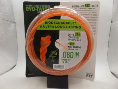 RINO-TUFF 17679 UNIVERSAL .080'' X 175' EVO-TWIST TRIMMER LINE WEEDEATER STRING