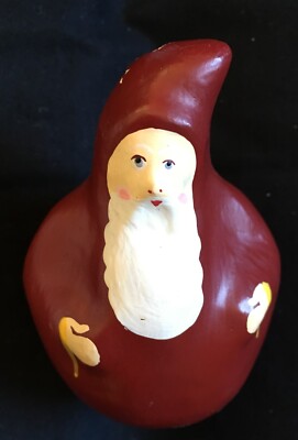 Vintage Roly Poly Santa