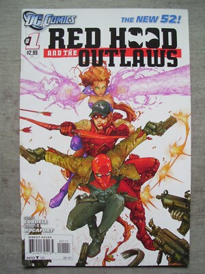 RAR The New 52! Red Hood and the Outlaws 1 (DC Comics 2011) Arsenal Starfire