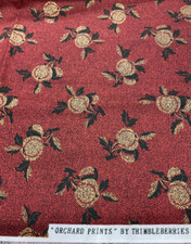 RJR FASHION FABRICS - ORCHARD PRINTS BY THIMBLEBERRIES, 16"x44" ALMOST 1/2 YD