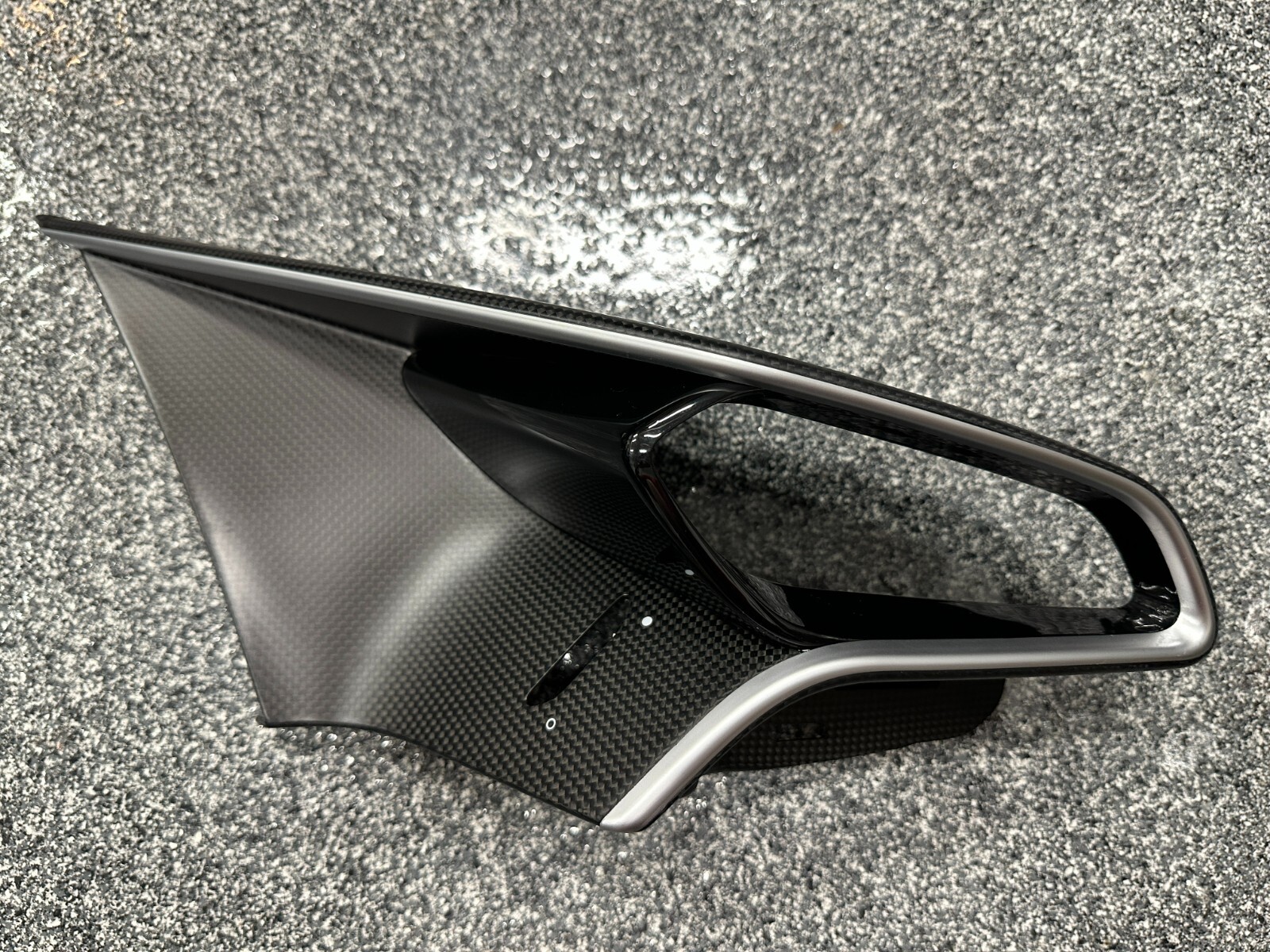 Ferrari 296 Carbon Fiber Air Vent Right fresh passenger GTB GTS carbon fiber CF
