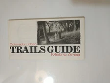 VTG Colorado Urban Trails Guide Metro Denver Area Fold Out 1988 Hiking Biking 